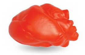 Custom Heart Without Vein Stress Reliever Squeeze Toy