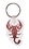 Scorpion Animal Key Tag, Price/piece
