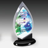 Custom Century Acrylic Awards - 4 Color Process (5 1/2