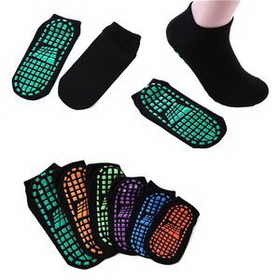Custom Women Trampoline/Jumping Cotton Socks, 7 7/8" L x 3 1/8" W