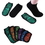 Custom Women Trampoline/Jumping Cotton Socks, 7 7/8" L x 3 1/8" W, Price/piece