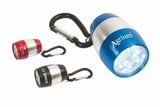 Custom 6 LED Barrel Flashlight w/ Carabiner, 1.375