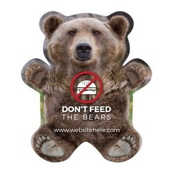Custom Awareness Outdoor Safe 30 Mil Teddy Bear Magnet (4"x4.625")