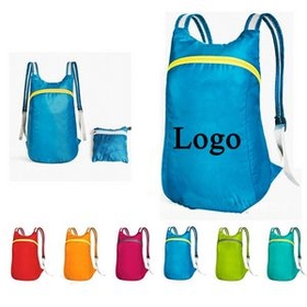 Custom High Quality Light Waterproof Folding Backpack, 4 7/10" L x 4 3/10" W