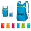 Custom High Quality Light Waterproof Folding Backpack, 4 7/10" L x 4 3/10" W, Price/piece