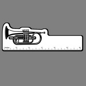 Custom 6" Ruler W/ Trumpet