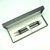 Custom Aluminum Click Ballpoint Pen And Pencil Set (Engraved)