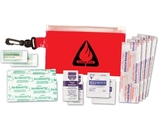 Custom Clip 'N Go Bag W/ First Aid Kit (Spot Color)