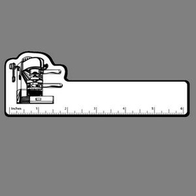 Custom Coffee Machine 6 Inch Ruler