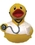 Custom Temperature Doctor Rubber Duck, 3 1/4" L X 2 7/8" W X 3 1/2" H, Price/piece