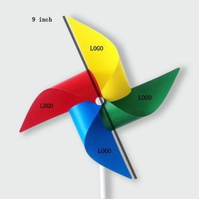 Custom Advertising Pinwheel, 9" Diameter