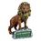 Custom Lion School Mascot w/ Plate, Price/piece