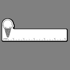 Custom Ice Cream Cone (1 Scp) 6 Inch Ruler