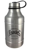Custom 64 Oz. Growler Stainless, Vacuum sealed, passivated, double wall