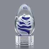 Custom Astral Hand Blown Art Glass Award
