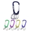 Custom Carabiner Keychain, 2 7/16" L x 1 3/16" W x 3/16" Thick, Price/piece