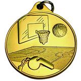Custom Basketball IR Series Medal (1 1/2