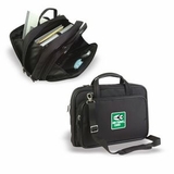 Custom Premier Compu-Briefcase, Laptop Portfolio, Messenger Bag, 16.5