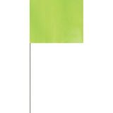 Custom Lime Green Plastic Flag on 36