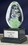 Custom Hand Blown Glass Fantasia Green Spiral Award, Price/piece