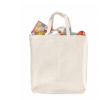 Natural 12 Oz. Cotton Canvas Grocery Bag - Blank (15