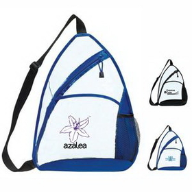 Transparent Sling Backpack, Personalised Backpack, Custom Logo Backpack, Printed Backpack, 13" L x 18.25" W x 4" H