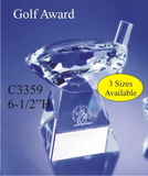 Custom Crystal Golf Award (6.5