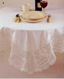 Blank Duck Lace Tablecloth
