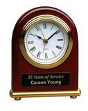 Custom Rosewood Arch Desk Clock, 4