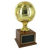 Custom Gold Volleyball Trophy (16