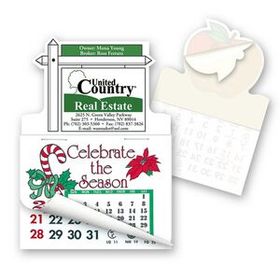 For Sale Shape Custom Printed Calendar Pad Sticker With Tear Away Calendar, 4" L X 3" W
