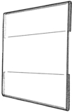 Custom Vertical Side Loading Wall Poster Frame (5