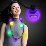 Custom Mardi Gras LED Ball Necklace