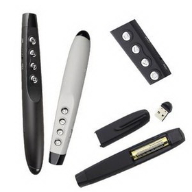 Custom Wireless Presenter Laser Flip Pen, 5 1/3" L x 1/2" W