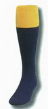 Custom Colored Fold Over Top Soccer Tube Sock 10-13 Large