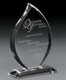 Custom Flare Crystal Award (5 1/4