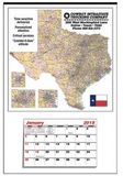 Custom Large Full Apron Louisiana State Map Calendar - Thru 5/31/12