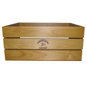 Custom Wood Crate, 21" x 16" x 9"