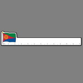 12" Ruler W/ Flag of Eritrea