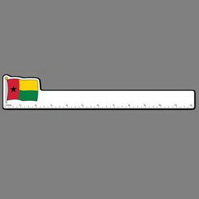 12" Ruler W/ Full Color Flag of Guinea-Bissau