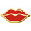 Blank Red Lips Lapel Pin, 7/8" W x 7/16" H, Price/piece