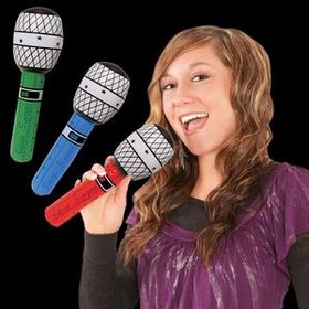 Blank 10" Inflatable Neon Microphone