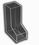 Custom Open-Top Gravity-Feed Bulk Dispensers (12"x8 5/8"x8 1/4"), Price/piece