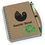 Custom Recycled Cardboard Notebook with Pen, Price/piece