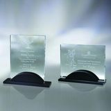 Custom Awards-optical crystal award/trophy 8-3/8 inch high, 8