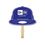 Custom Thrifty Fan - Hat or Cap Full Color Paper Hand Fan Single - Wood Handle, Price/piece