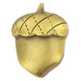 Blank Bronze Acorn Lapel Pin, 3/4
