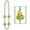 Custom Luau Duck Beads, 42" L, Price/piece