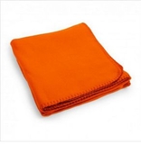Blank Promo Fleece Throw Blanket - Orange, 50