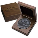 Custom Walnut Medallion Box (4 1/4